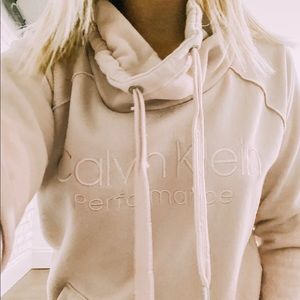 Cowl neck Calvin Klein performance sweatshirt